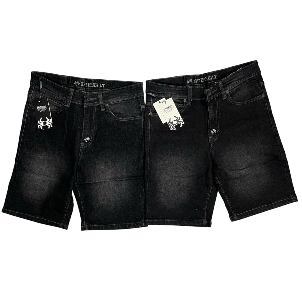 CELANA SOFT JEANS PENDEK SPYDERBILT POLOS MURAH (BISA COD)
