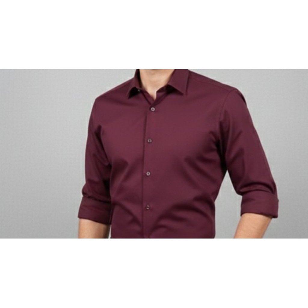 kemeja lengan panjang pria bekas