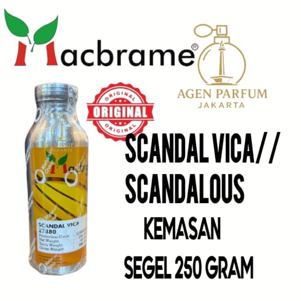 SCANDAL VICA PRODUCT MACBRAME KEMASAN SEGEL 250 GRAM
