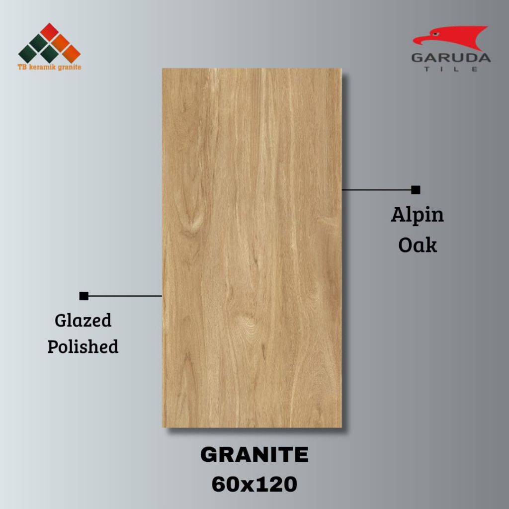 Granit 60x120 Garuda Tile Alpine Oak / Glazed Polished
