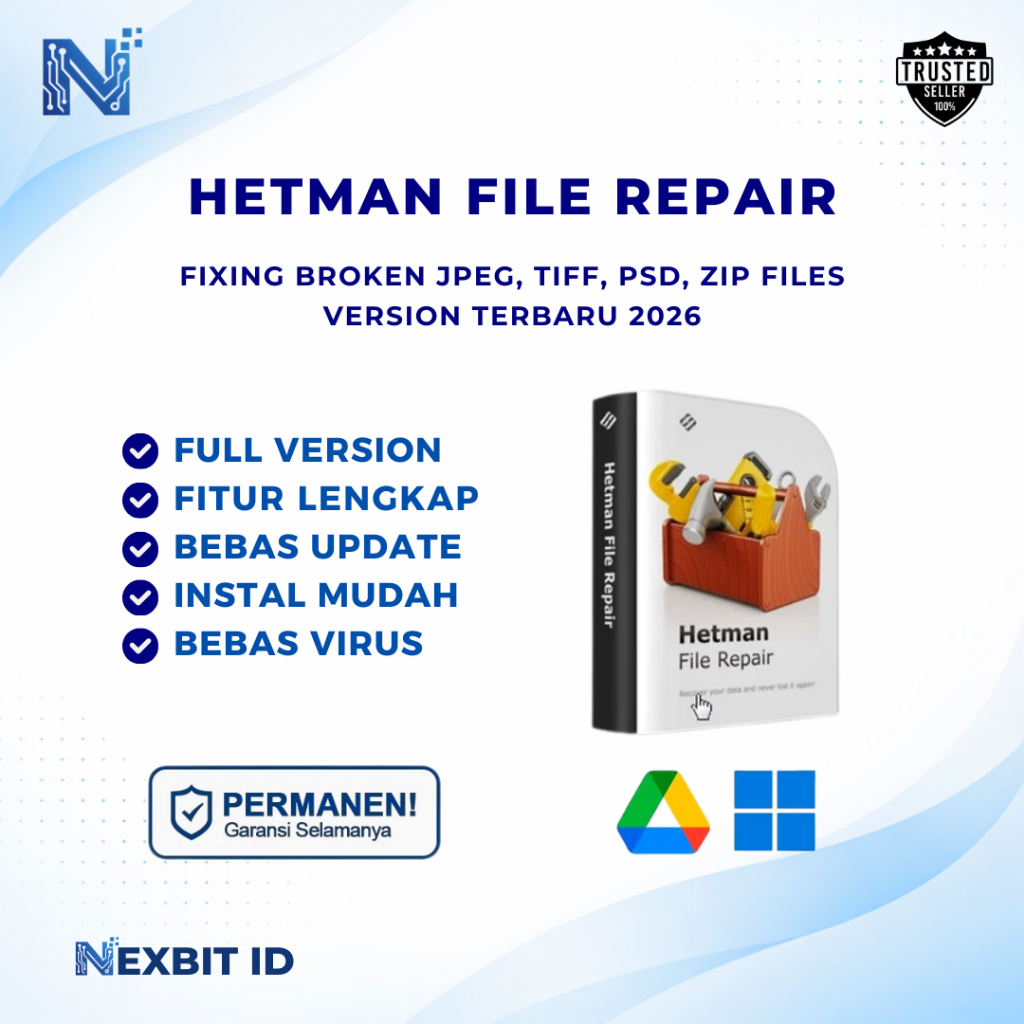 Hetman File Repair 2026 Full Version Lifetime | Software Memperbaiki File & Foto Corrupt (WIN)