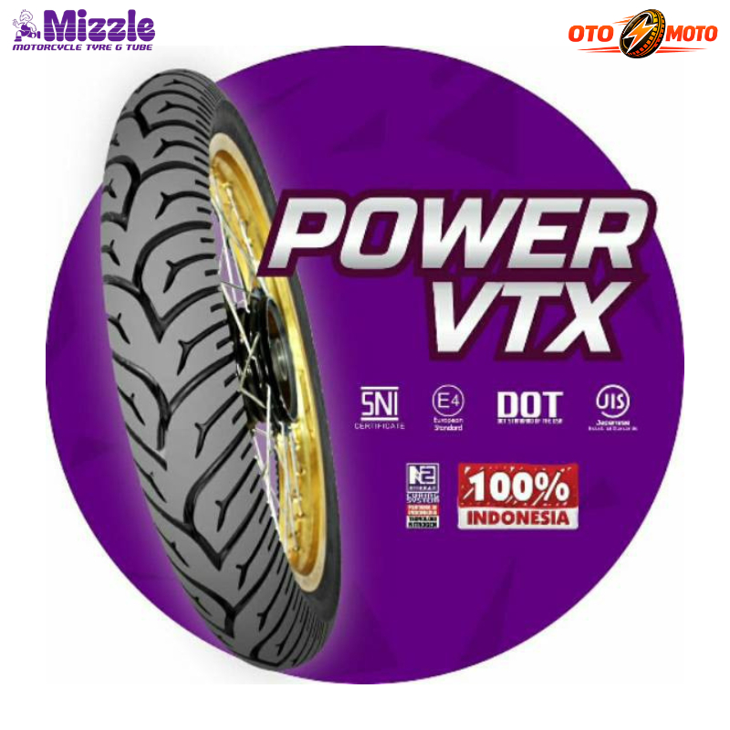 Ban Luar Motor MIZZLE Power VTX Tubetype  90/80-18, 100/80-18 (Ring 18)