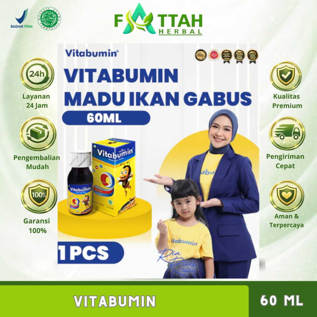 Vitabumin Vitamin Madu Anak 60ml (Original 100%)