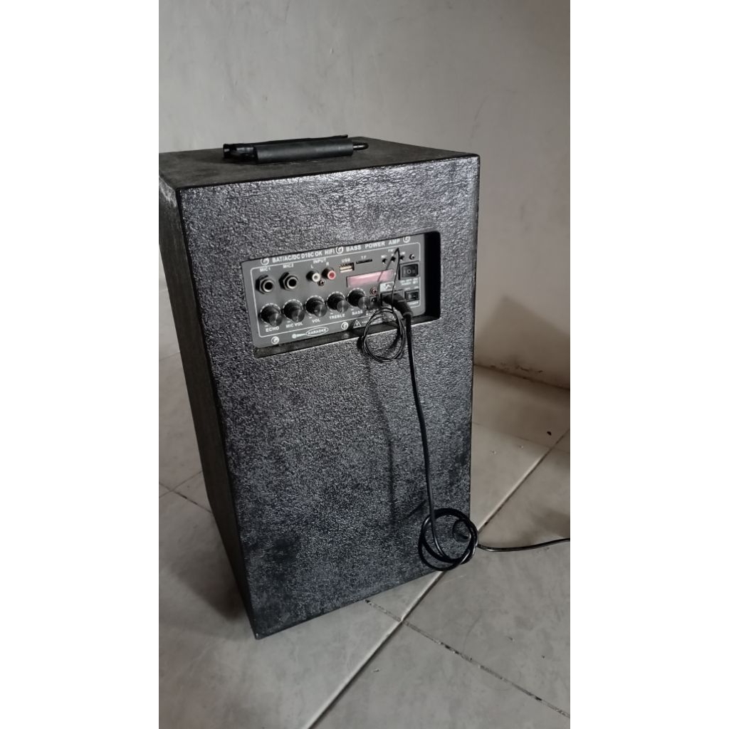 SPEAKER AKTIF 6INCH DOUBEL + TWETER BASS GLEERRR