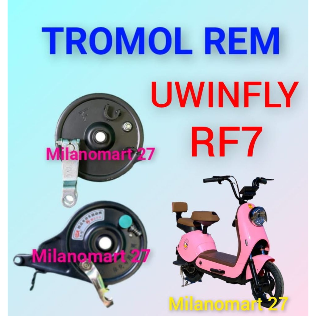 tromol rem sepeda listrik uwinfly RF7 rumah kampas rem sepeda listrik uwinfly  rf7