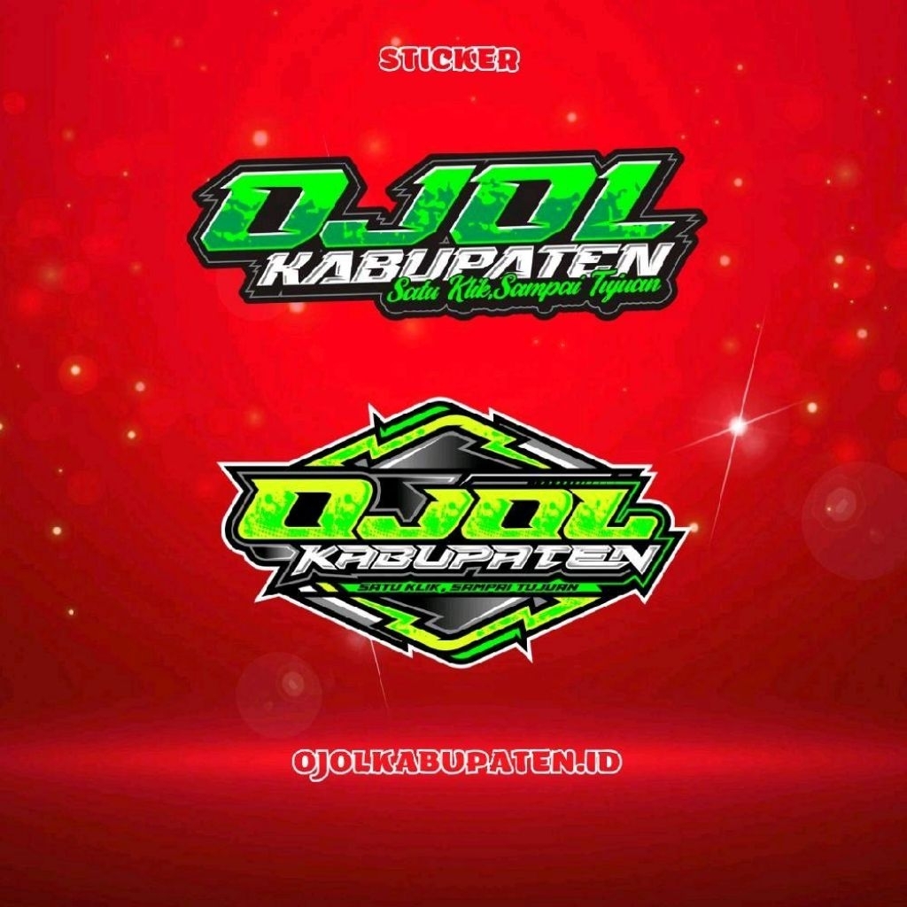 STIKER OJOL CUSTOM DESIGN SUKA SUKA