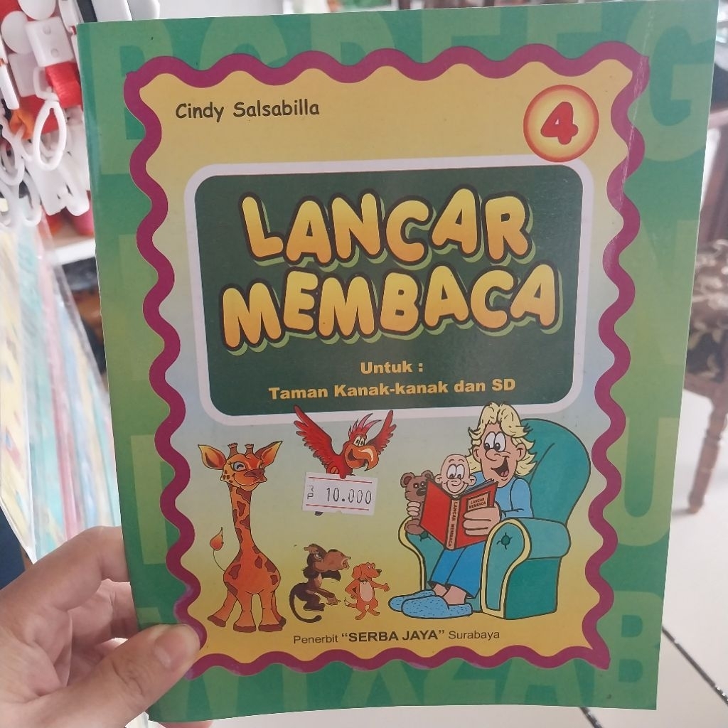 JUAL BUKU ANAK SERI LANCAR MEMBACA UNTUK TK & SD JILID 4