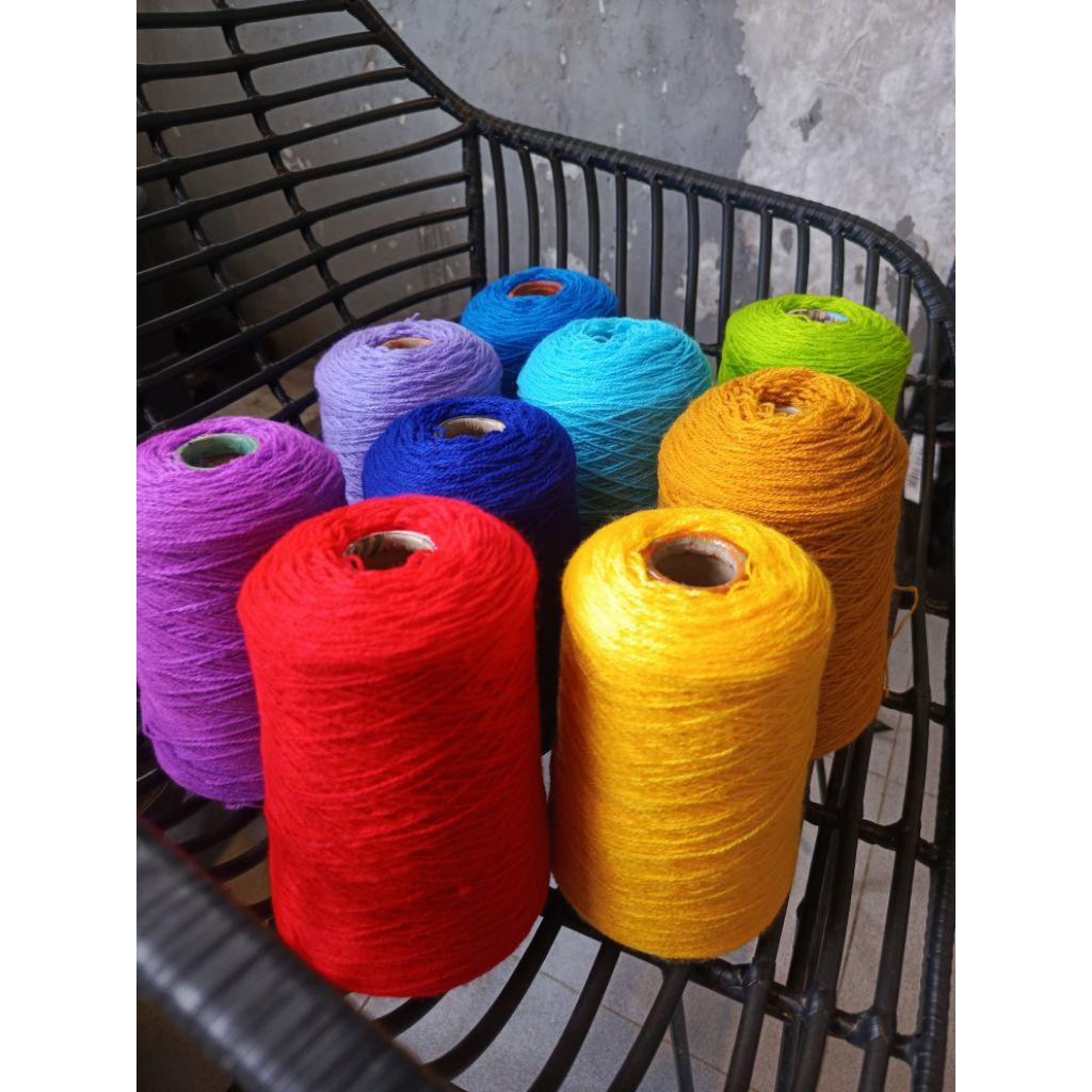 WOOL.ID / Benang Wol / Benang tufting wol  100 gr / Benang wol kones / benang wool / benang karpet  