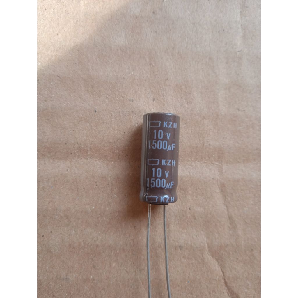 Elco 1500uf 10v 1.500 uf 10 volt kondensator elektrolit elko kapasitor