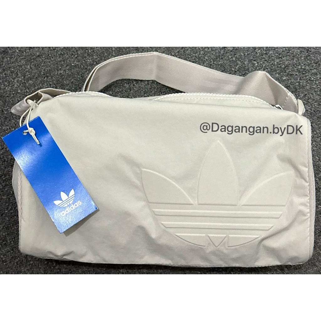 Tas Adidas Mini Duffle Bag 3D Logo Original 100% White Cream (Limited)