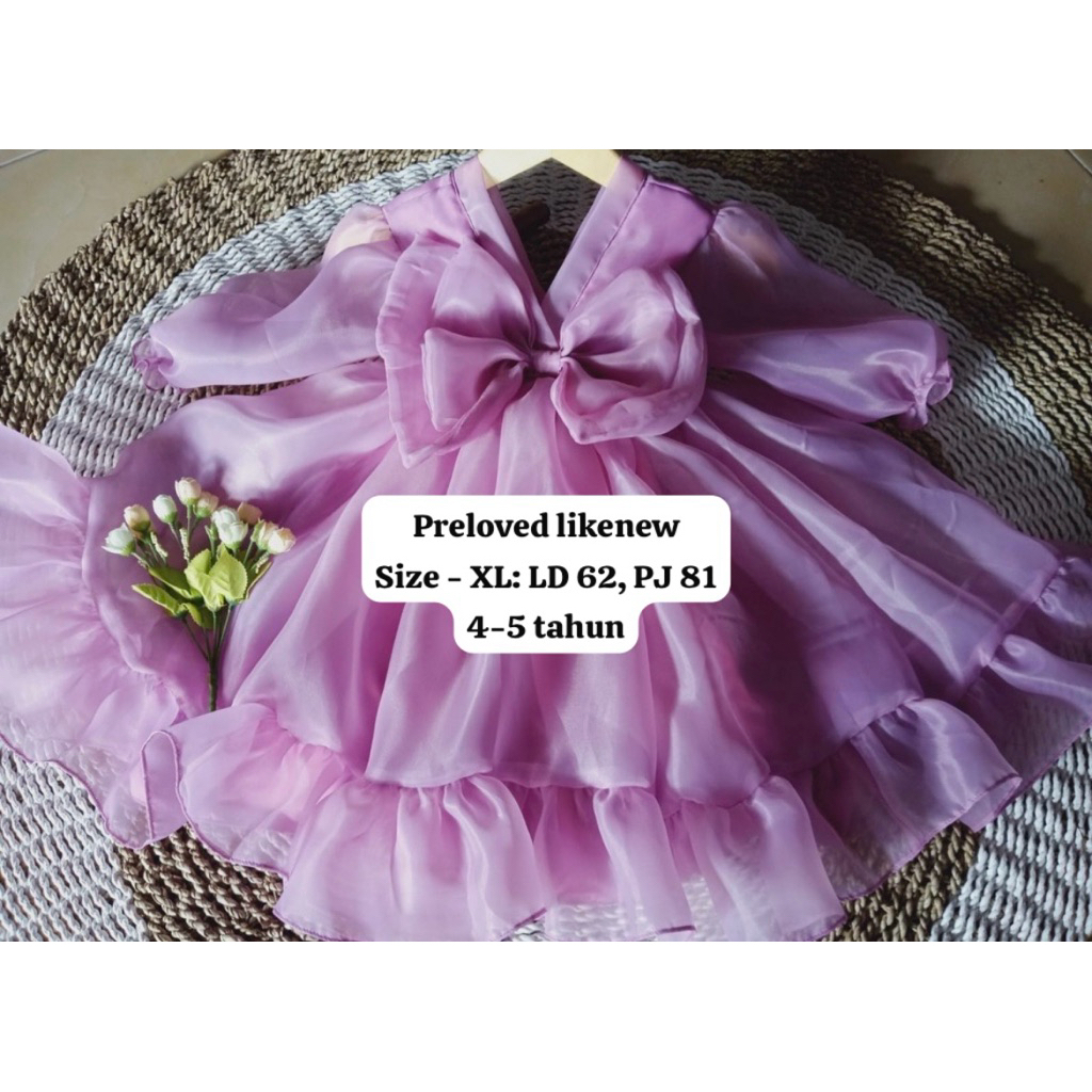 Preloved dress pita ultah