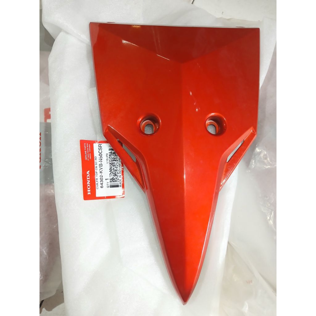 64302 KVB N50CSR COVER PANEL DADA DEPAN VARIO TECHNO 110 MERAH CANDY ORIGINAL AHM