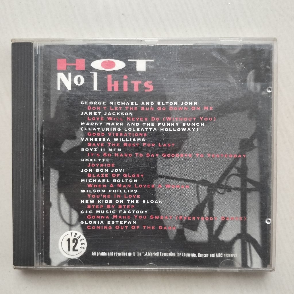 CD Musik Hot No. 1 Hits -:Kompilasi Lagu Barat