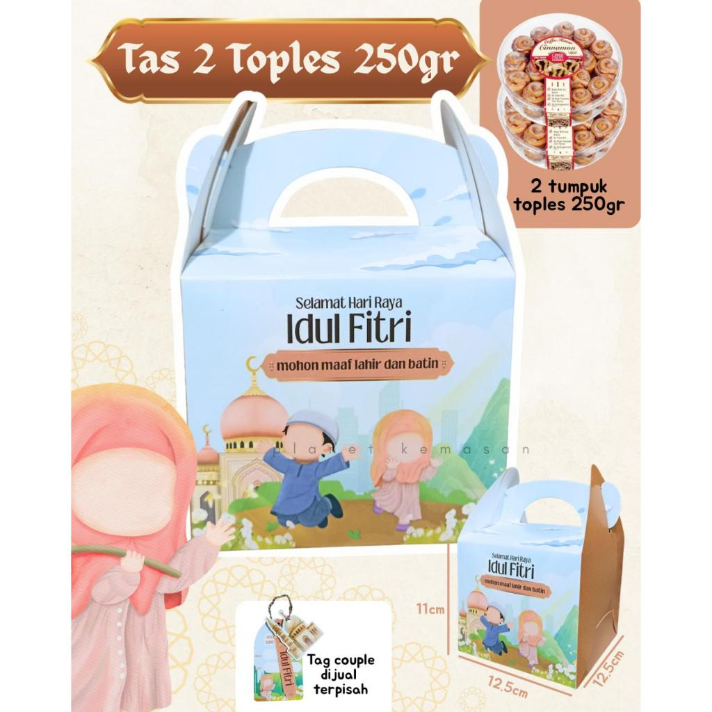 gable 2 toples bulat 250 gr gable 2 toples 250gr gable jinjing idul fitri tas jinjing eid al fitr