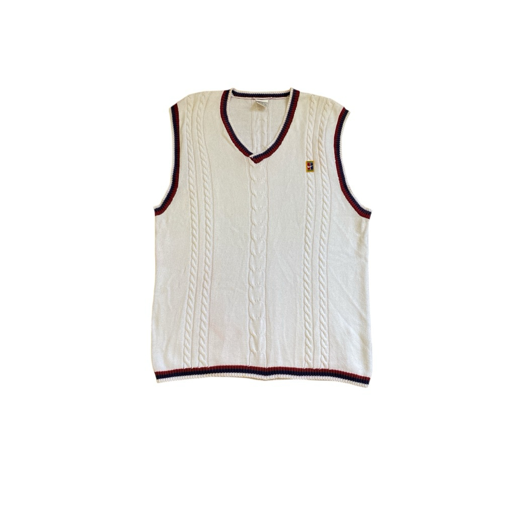 sweater vest Nike court tennis vintage