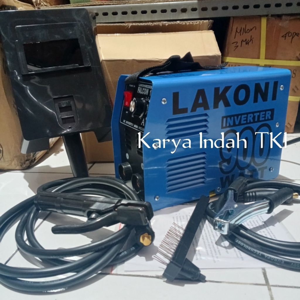 Mesin Las Inverter MMA LAKONI FALCON 120E 120 E A 900 watt 120Amper Trafo Las Lakoni 120A 900Watt