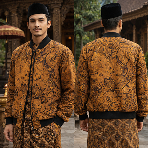 Jaket BATIK / Jaket Batik Motif Mega mendung / Jaket Batik Mega mendung Fullprint Sublime