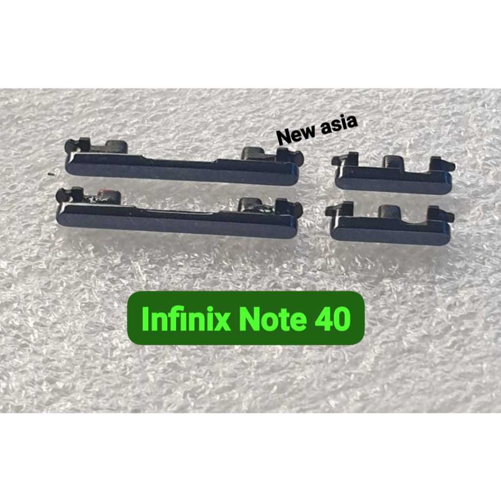 Infinix Note 40 PERNIK TOMBOL VOLUME POWER BUTTON - ON OFF