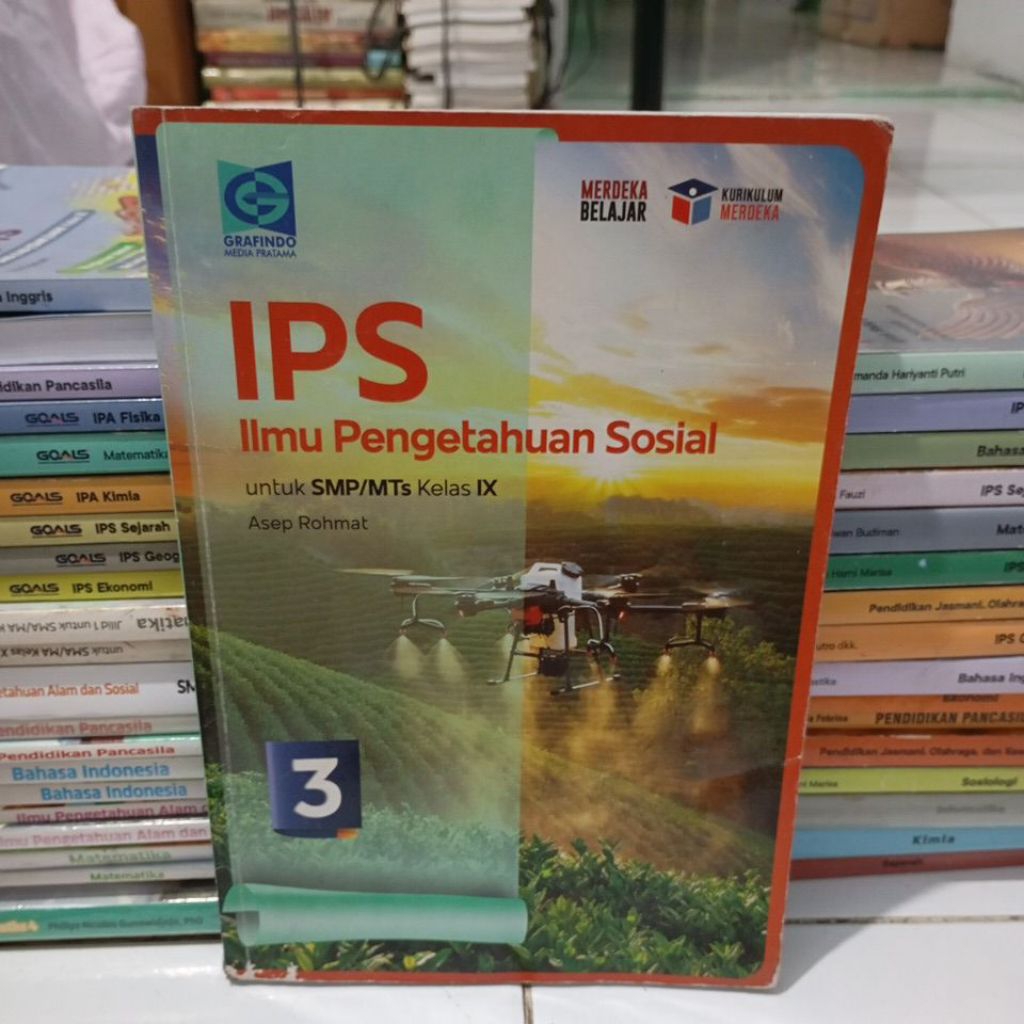 BUKU IPS KELAS 9/3 SMP GRAFINDO KURIKULUM MERDEKA