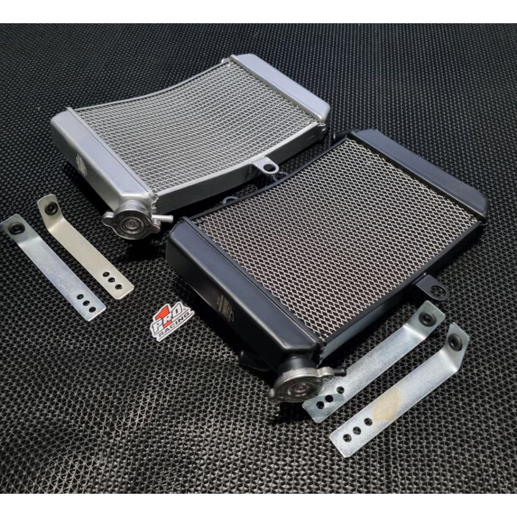 RADIATOR PRO 1 RACING GEN 2 TIPE MC28 CURVE GAMBOT RADIATOR NINJA R RR ALUMUNIUM GAMBOT CURVE QTT RA