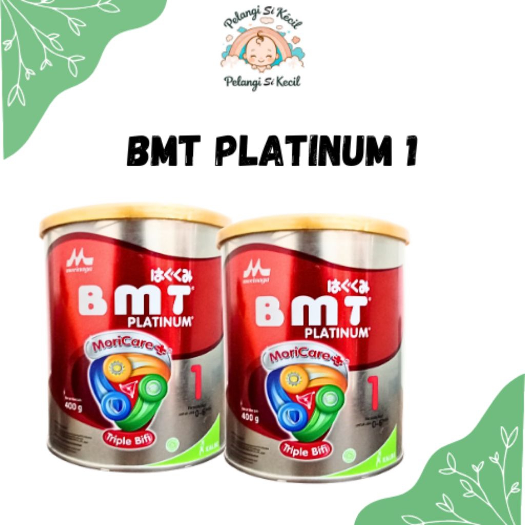 Morinaga BMT Platinum 1 0-6 bulan 400 gram exp 10/26