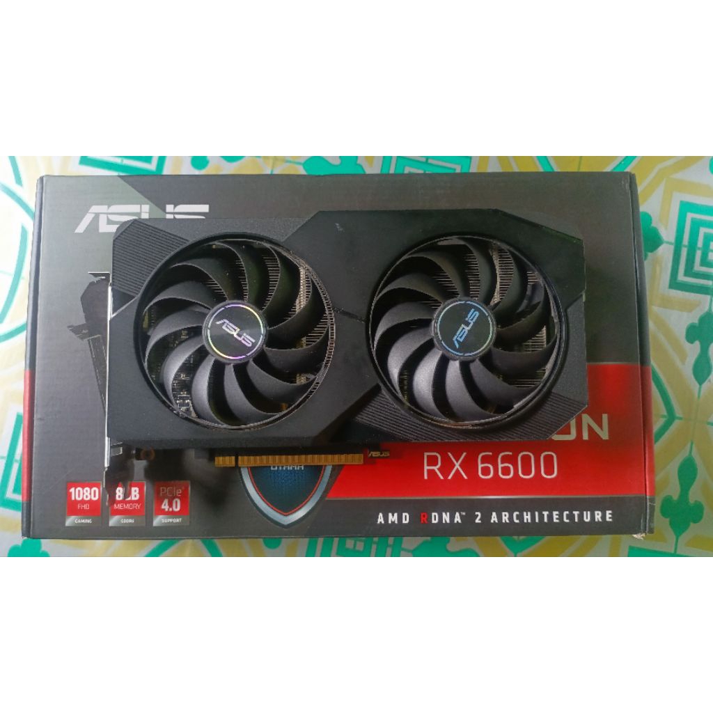 VGA Asus RX 6600 Bekas