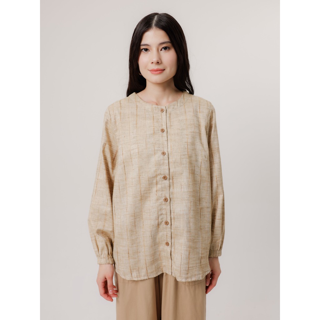 EXPAND Ratna Blouse |Kemeja Wanita - Atasan Lengan Panjang