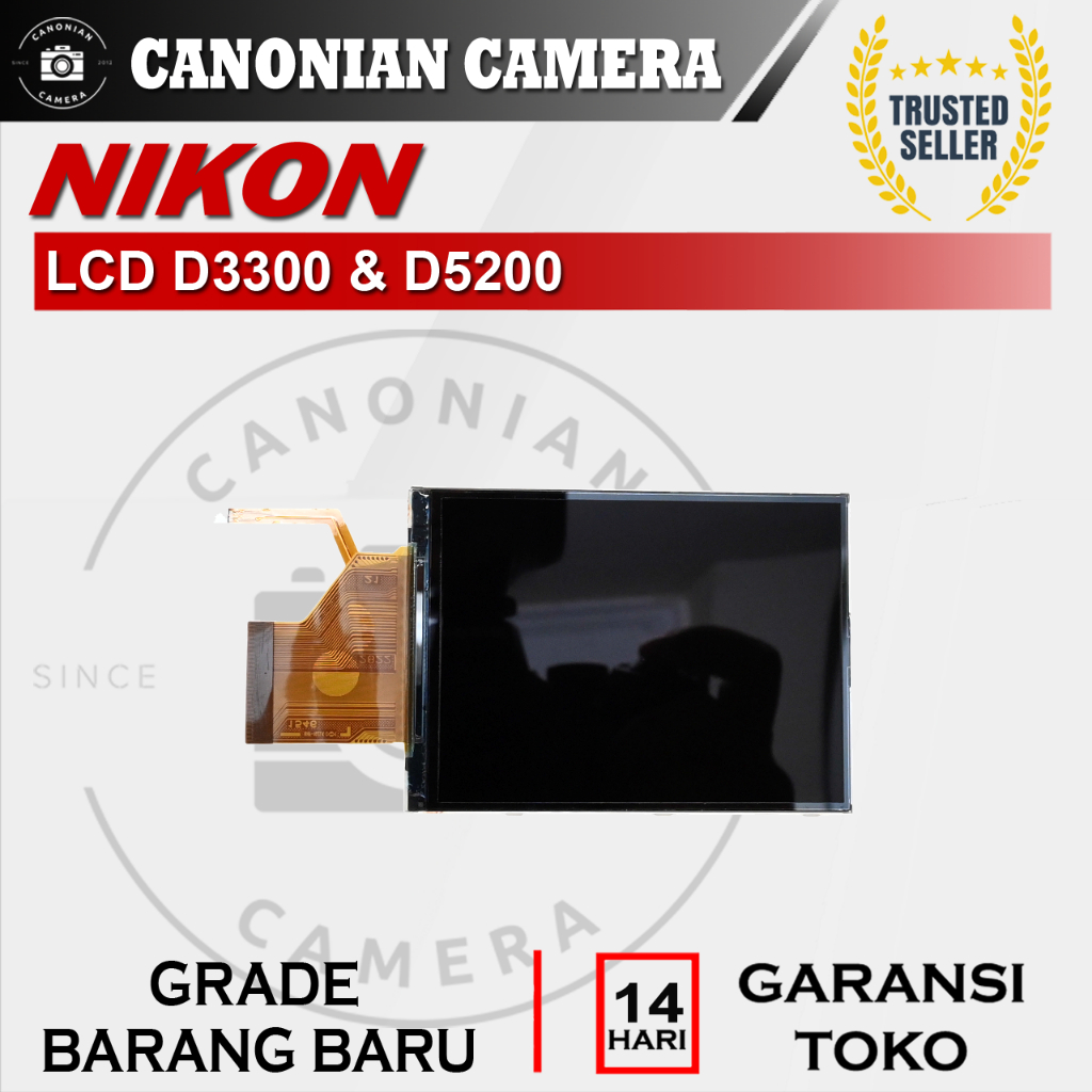 Good Quality LCD Kamera Nikon D3300 & D5200 With Backlight