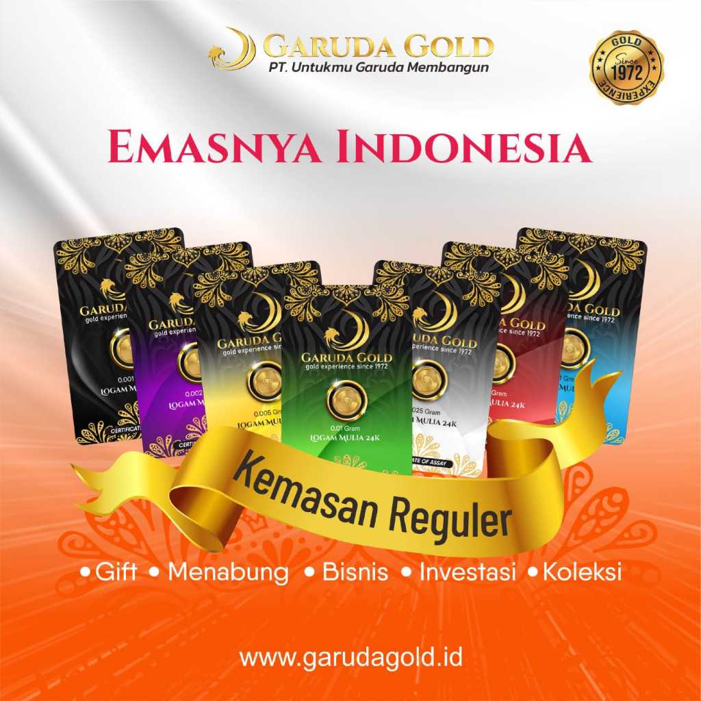 Garuda Gold 0,001 Gram Emas Batangan Bersertifikat