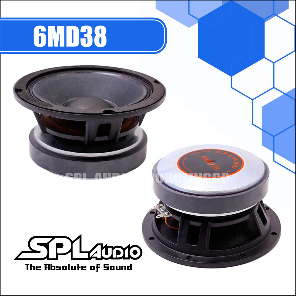 Speaker Komponen Spl Audio 6 MD 38 / 6MD38 - 6,5 Inch