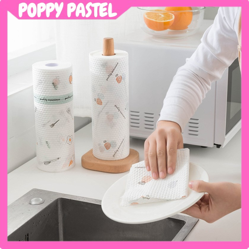 HL0133 Kertas Tissue Roll Penyerap Minyak Tisu Gulung Dapur