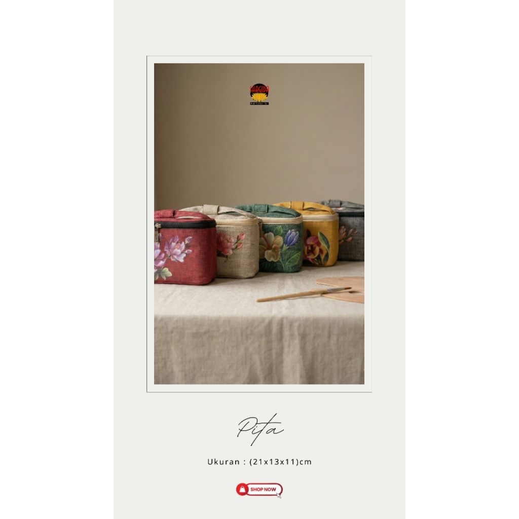 Pouch Makeup / Dompet Kosmetik Pita SHAGIDA • Souvenir & Oleh - oleh Khas Bali