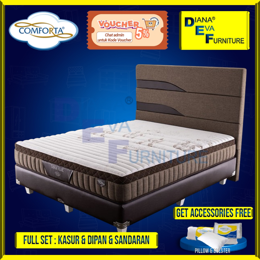 Comforta Super Pedic Set Kasur Springbed