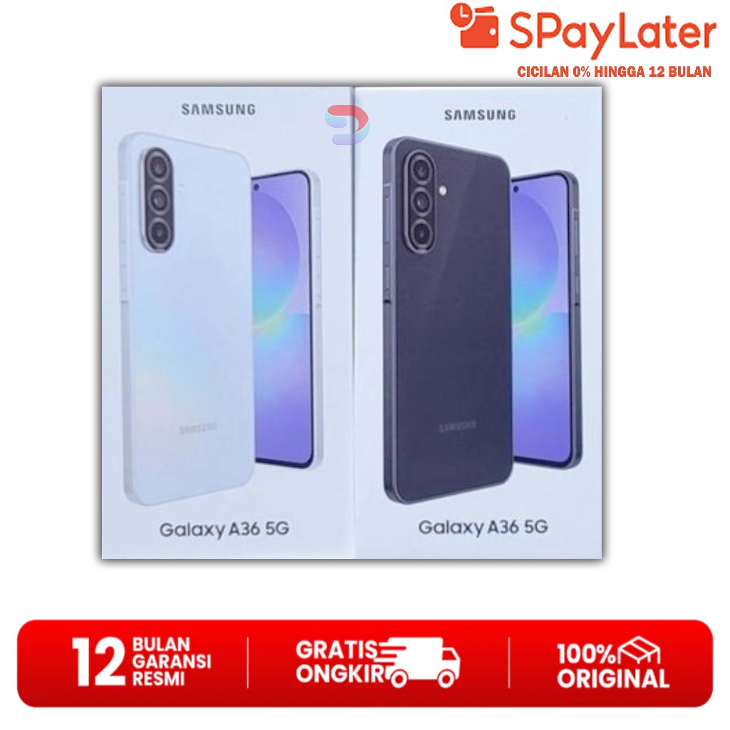 Samsung A36 5G 8/256GB & 12/256GB | HP Samsung Original Resmi