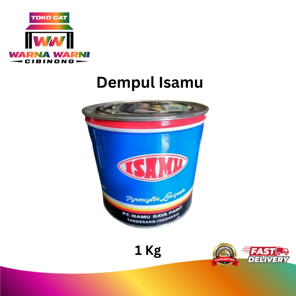 Dempul Isamu 1 kg Dempul Besi Mobil Motor dll Dempul Isamu 1kg Isamu Dempul 1 kg
