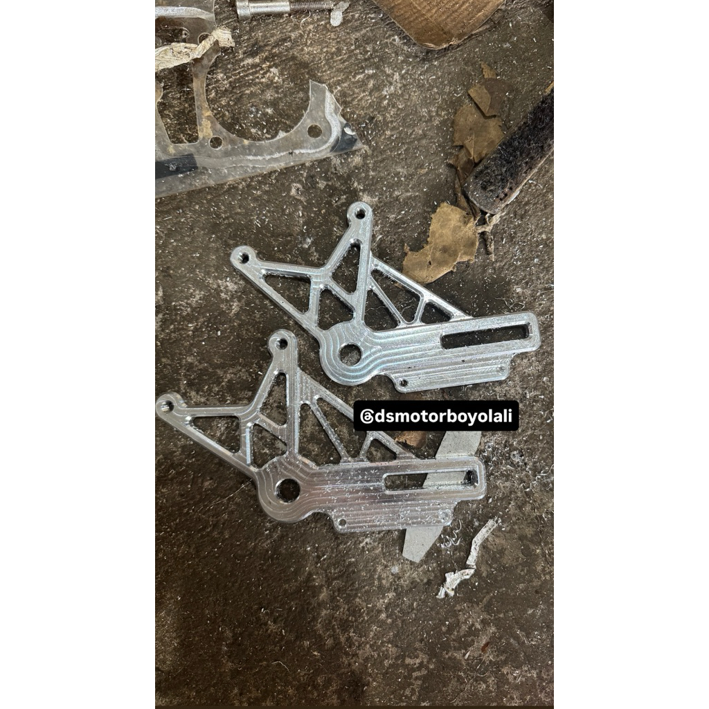 breket kaliper brembo ktc groza accosato 2P 2piston 2pot belakang PNP KLX Dtracker DT BF D-tracker d