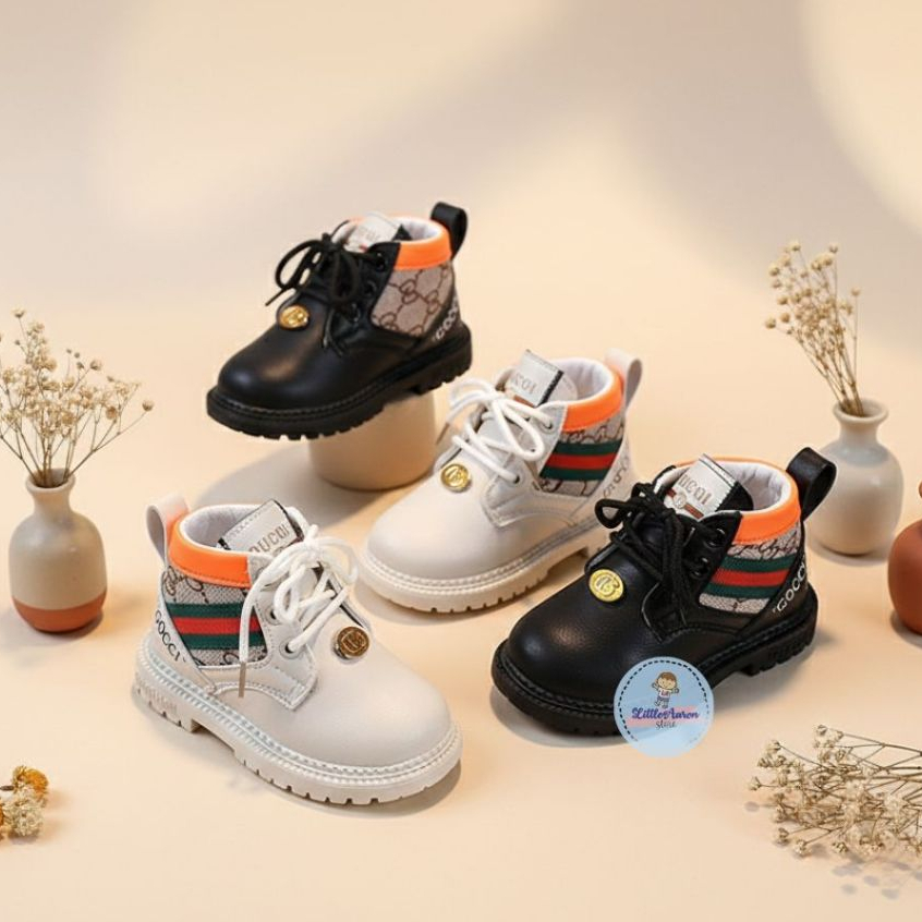 CUCI GUDANG  SALE 4.4 littleaaron -    JEDSON BOOTS Sepatu Boots sepatu sneakers Anak Laki Laki Pere