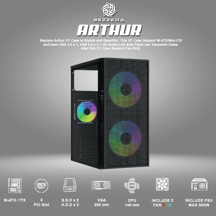 RAKITAN PC AMD RYZEN 5 4500 GAMING & EDITING