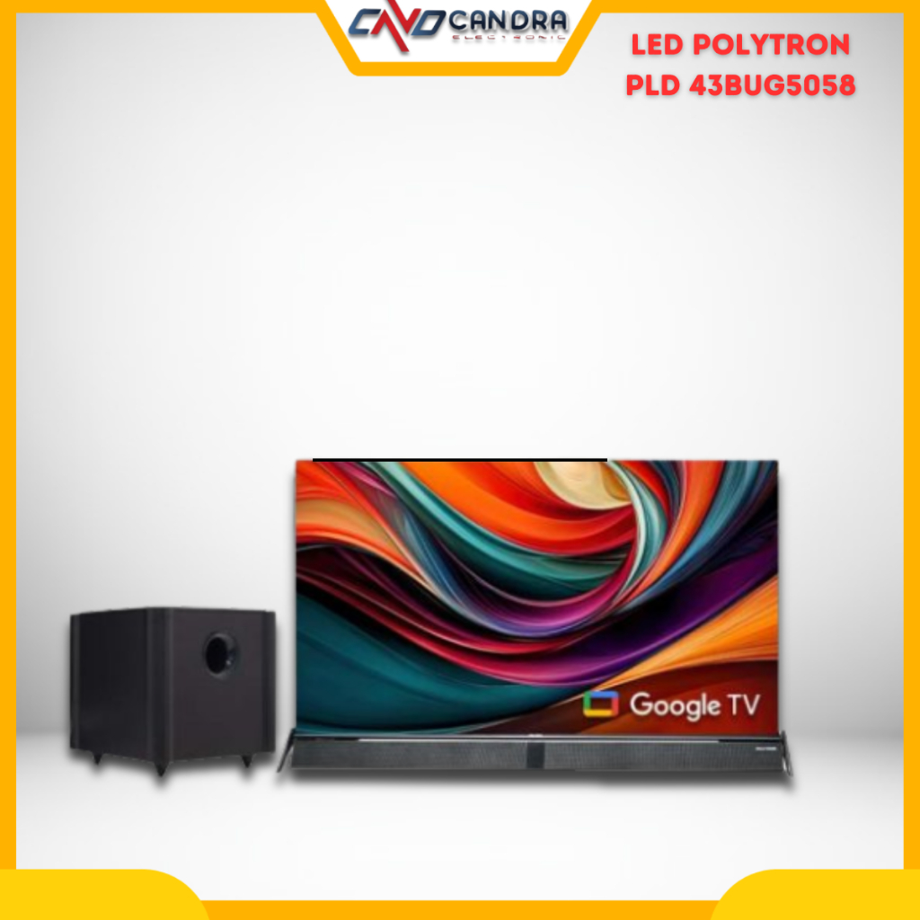 Google TV LED 43inch POLYTRON PLD 43BUG5058/Led Polytron Google TV 43Inch