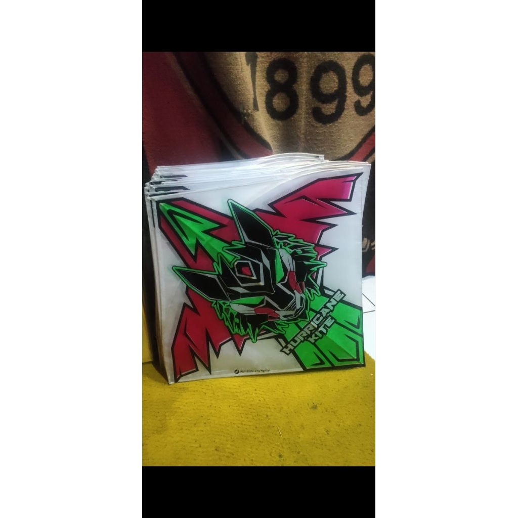 Layangan Jabrug Seot Munaroh kertas minyak