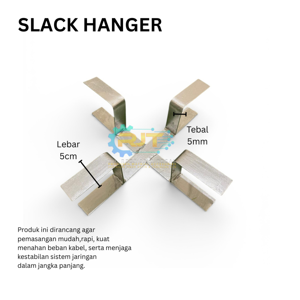 Slack Hanger 70 X 70 I Penyangga Kabel Fiber Optik I Aksesoris Tiang Fiber Optik