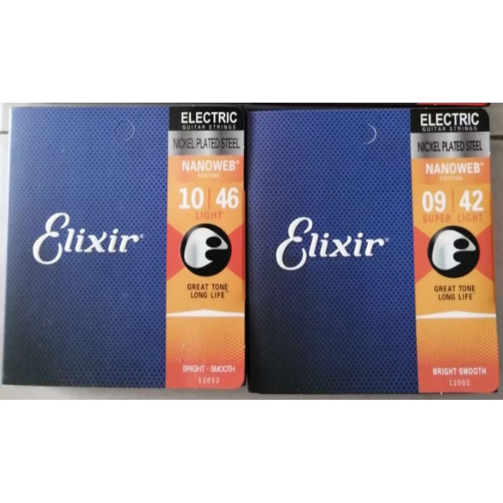 senar gitar electric elixir 1 set ori