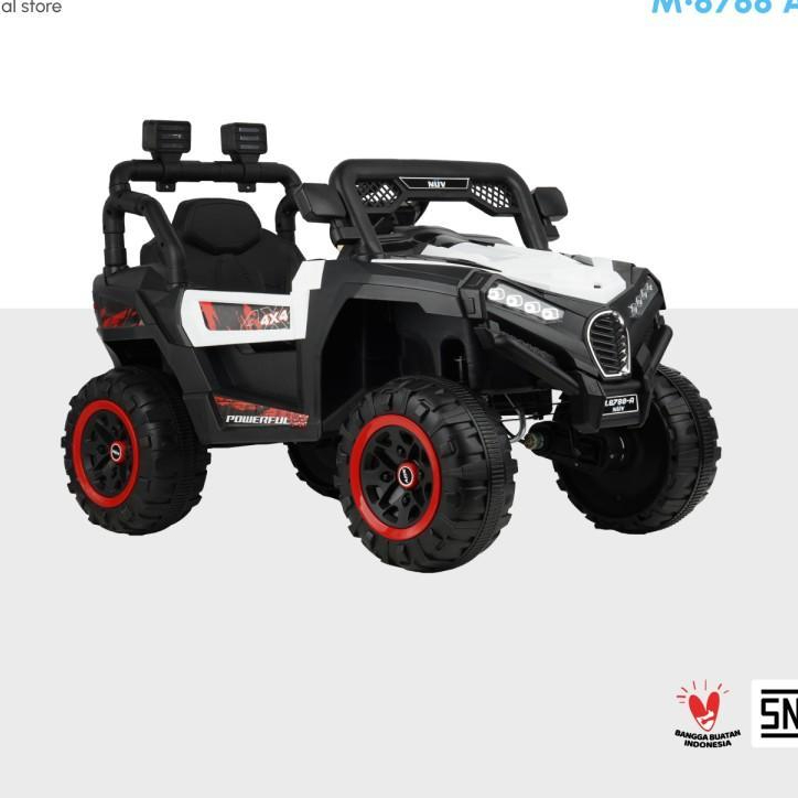 Mainan Anak Mobil Aki M-8788-A NUV PMB 4 Gearbox