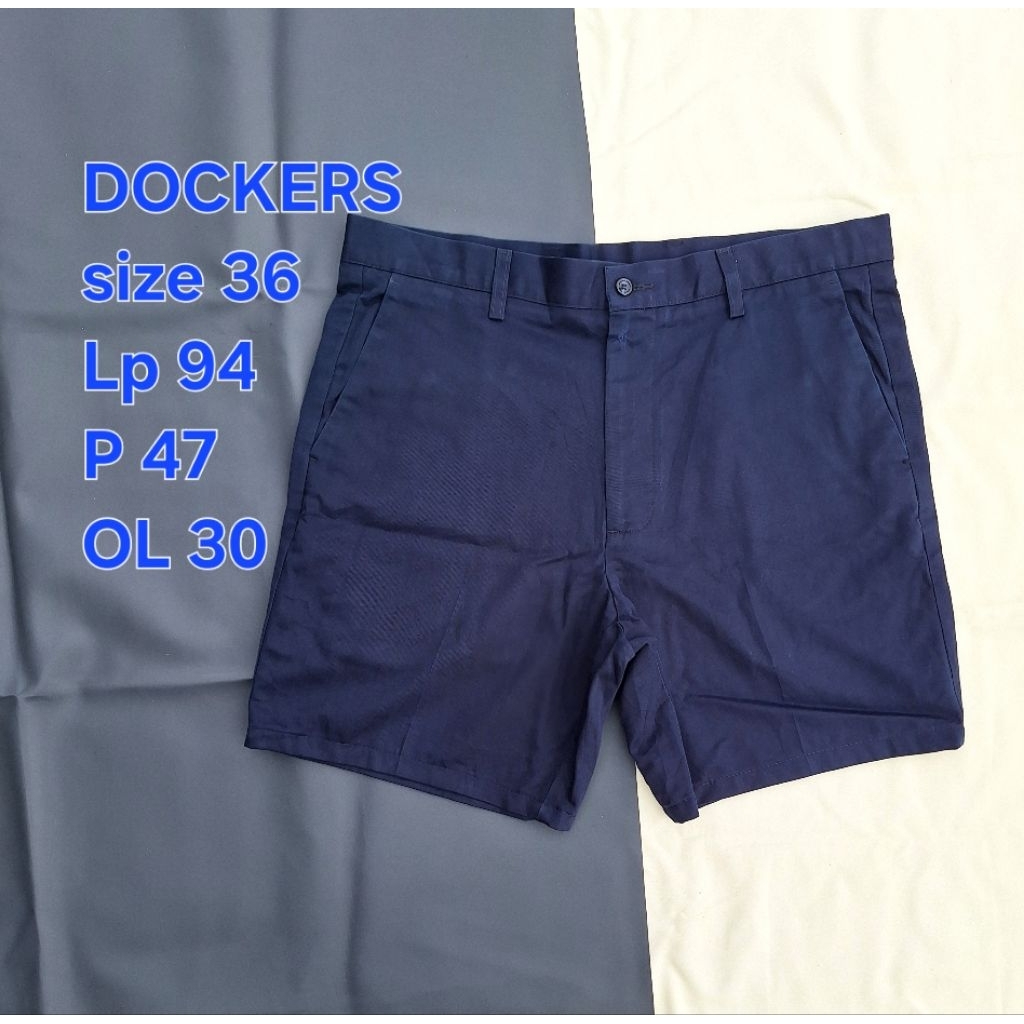 Celana Pendek DOCKERS Shortpants Navy Size 36