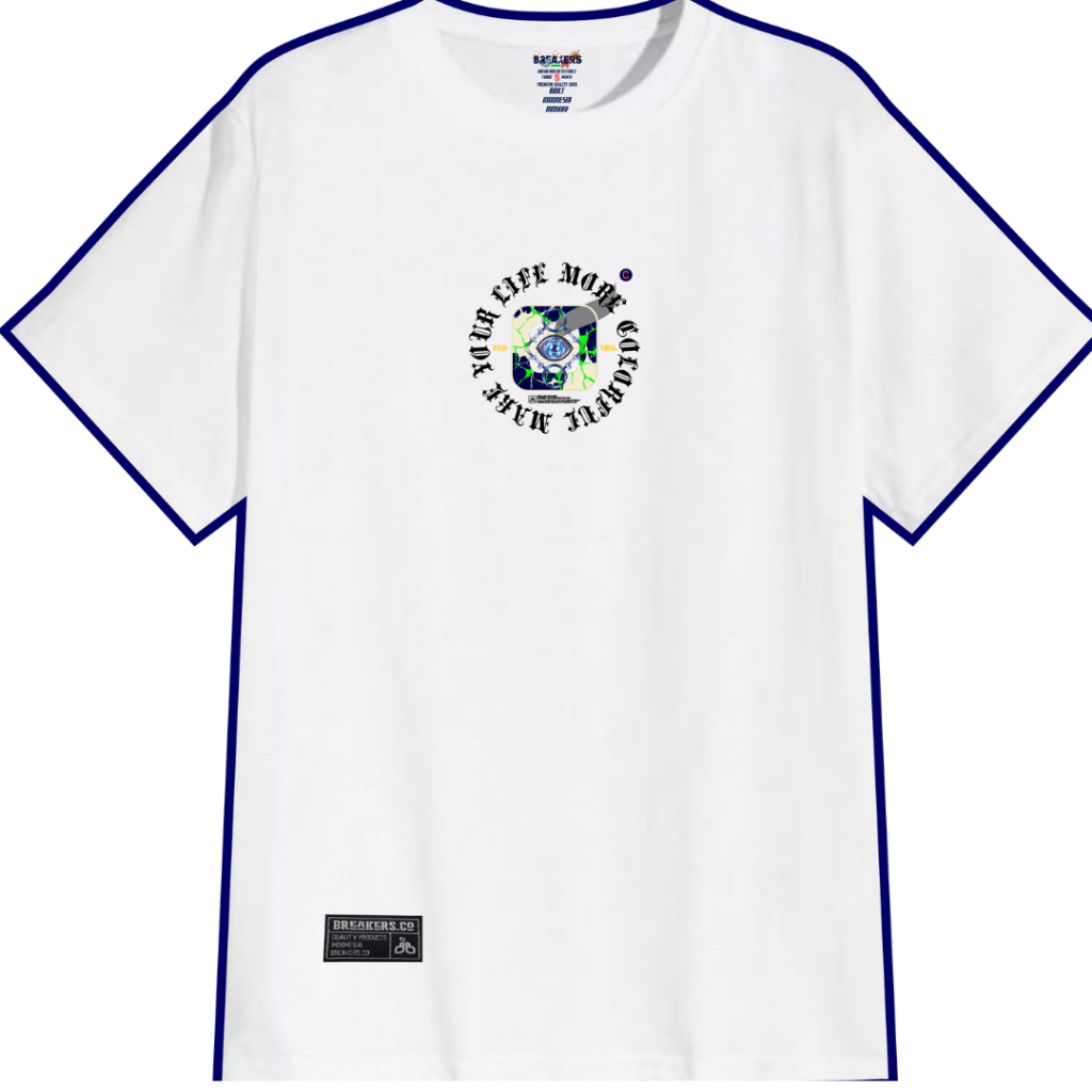 Breakers.Co Kaos True Life More Than | T-Shirt Distro Unisex Putih