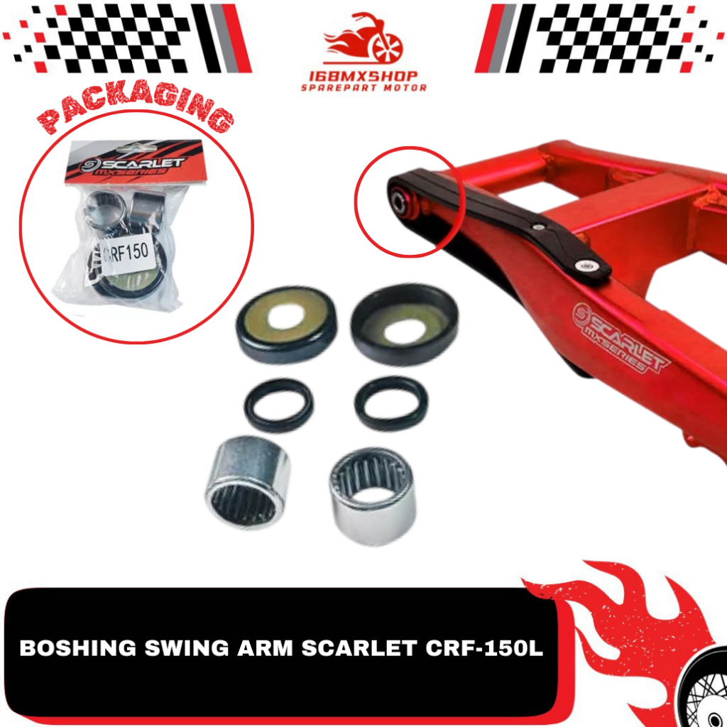 Boshing Swing Arm CRF‑150 "Original Scarlet"