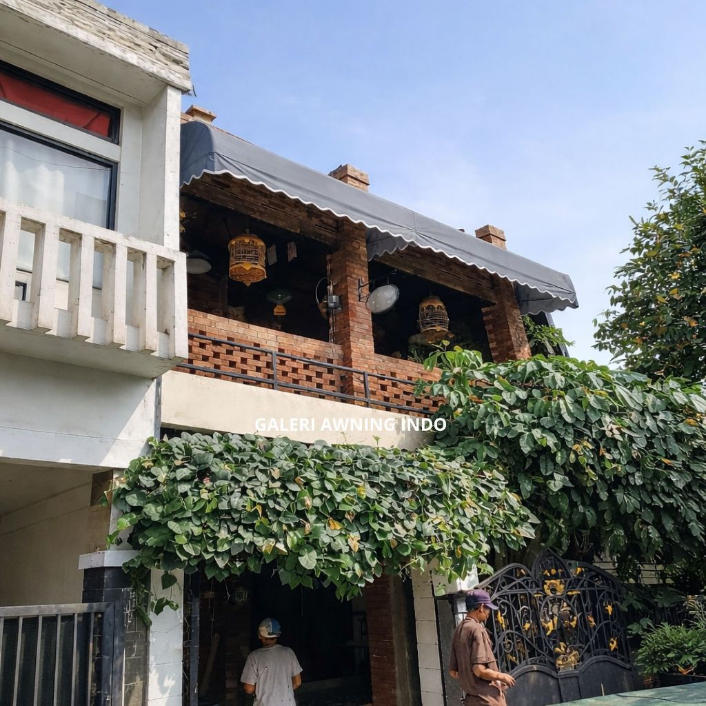 Kanopi Kain Awning Elegan, Bikin Rumah Makin Berkelas