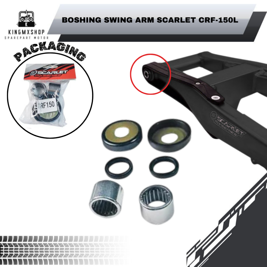 Boshing Swing Arm CRF‑150 "Original Scarlet"