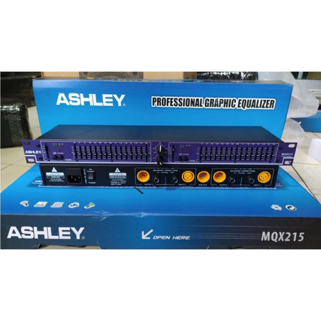Equalizer Ashley MQX215 MQX 215 ( 2 x 15 Channel ) Ori