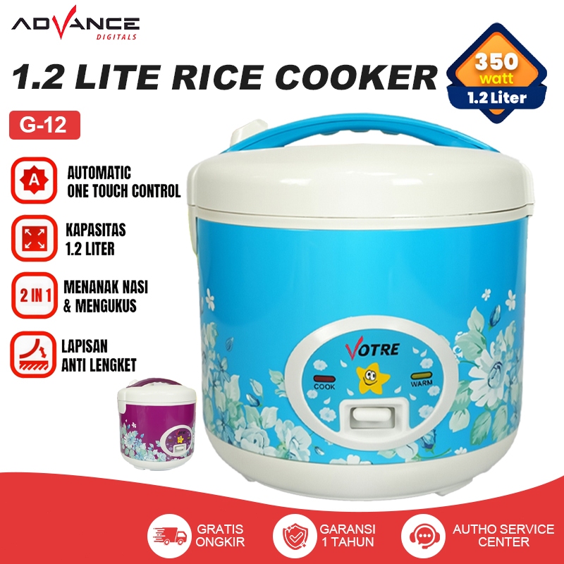 Advance Rice Cooker Mini G-12/G-20 Rice Cooker 1.2 Liter Magic Com Kecil Magic Com 1.8 Liter Penanak